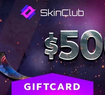 Skin.Club $500 Gift Card