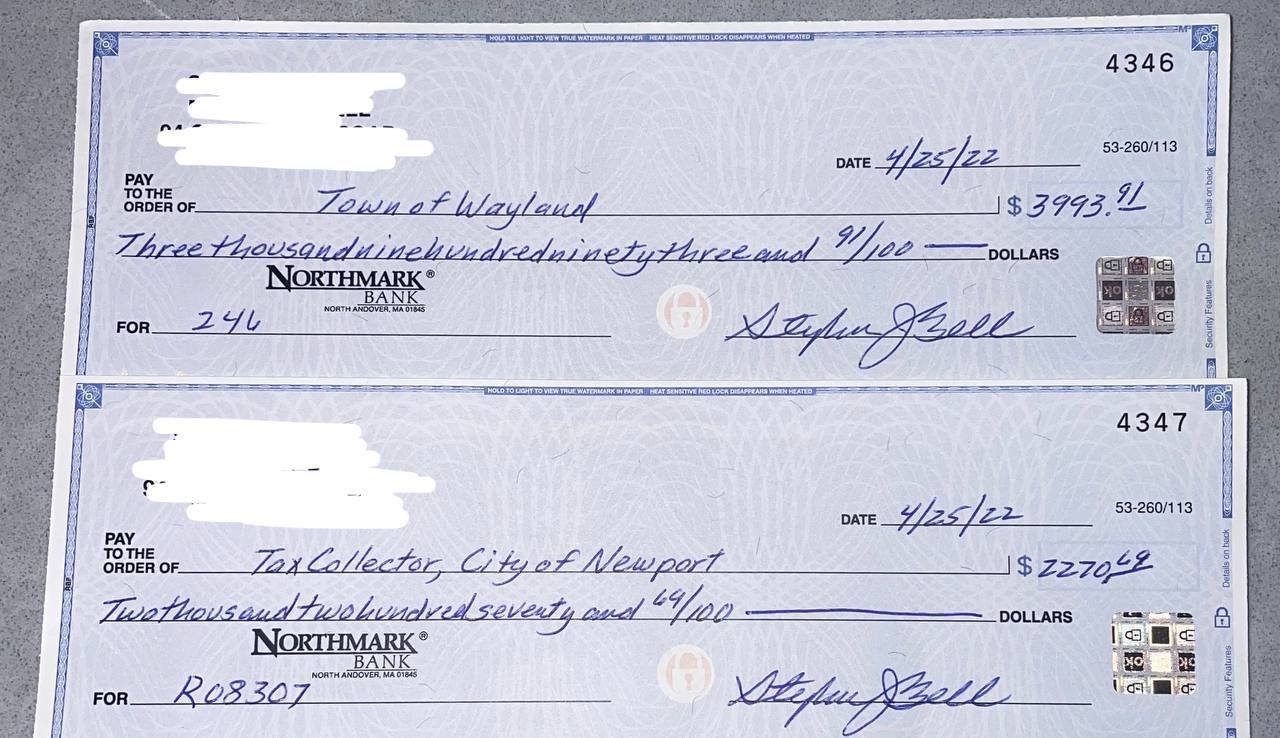 NOTRHMARK BANK DEPOSIT CHECK | $2000 - $5000